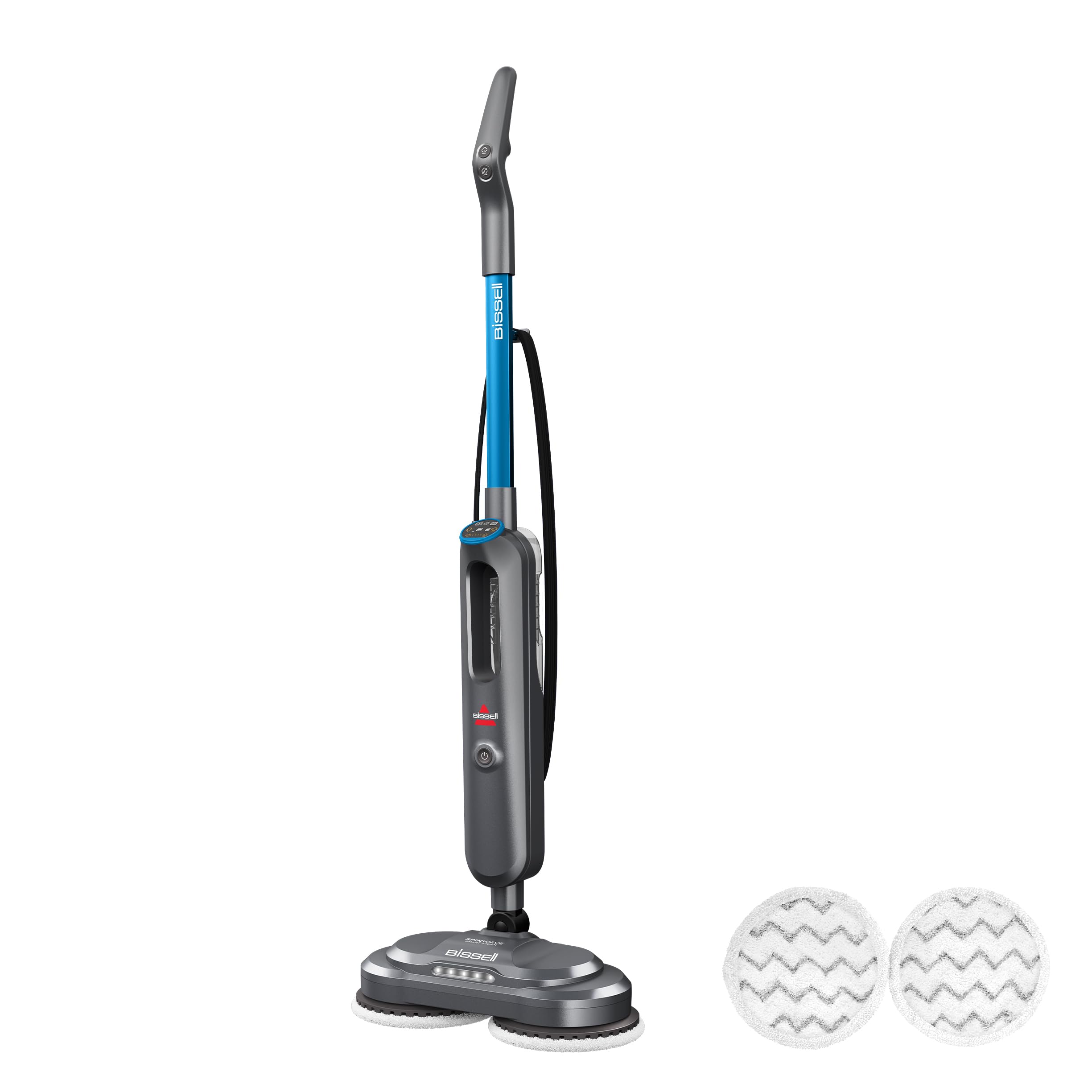 Version 1.0.0 Trapeador Vapor Paños Giratorios BISSELL SpinWave SmartSteam 3897A Pantalla LED