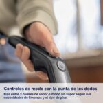 Trapeador Vapor Paños Giratorios BISSELL SpinWave SmartSteam 3897A Pantalla LED