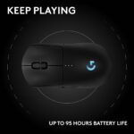 Mouse Inalámbrico para Juegos Logitech G PRO 2 Lightspeed 910-007246 Sensor HERO 2 44K DPI Botones Laterales Magnéticos
