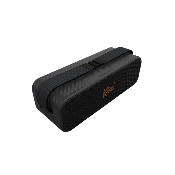 El altavoz Bluetooth portátil Klipsch Detroit con tweeters duales de 1" y woofers de 3", clasificación de resistencia al