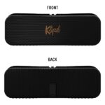 El altavoz Bluetooth portátil Klipsch Detroit con tweeters duales de 1" y woofers de 3", clasificación de resistencia al