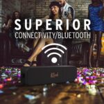 El altavoz Bluetooth portátil Klipsch Detroit con tweeters duales de 1" y woofers de 3", clasificación de resistencia al