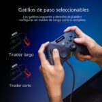 Control de videojuegos ASUS ROG Raikiri Pro GD300X pantalla OLED conectividad tri-modo 4 botones traseros reasignables d
