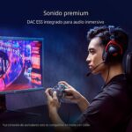 Control de videojuegos ASUS ROG Raikiri Pro GD300X pantalla OLED conectividad tri-modo 4 botones traseros reasignables d