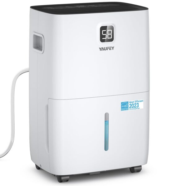 Deshumidificador Energy Star Yaufey JD025Q-80 80 pintas compresor inteligente cobertura 5000 pies cuadrados para sótano