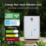 Deshumidificador Energy Star Yaufey JD025Q-80 80 pintas compresor inteligente cobertura 5000 pies cuadrados para sótano