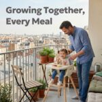 Mallify Silla alta de madera 3 en 1, sillas altas convertibles para bebés y niños pequeños, silla alta para bebé con pat
