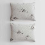 Calvin Klein Aquarelle Floral Revman International USHSA51277343 juego de edredon King gris estampado floral certificado