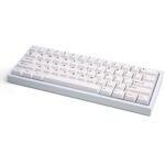Teclado mecánico gaming 60% CyberPowerPC CK60W blanco intercambiable en caliente carcasa CNC aluminio interruptores Gate