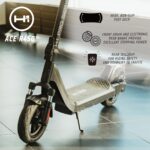 H-1 Pro Series Ace R350/R450 Foldable Electric Scooter with 350W/450W Brushless Motor, 15.5 to 20 mph Max Speed, 10” Sel