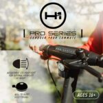H-1 Pro Series Ace R350/R450 Foldable Electric Scooter with 350W/450W Brushless Motor, 15.5 to 20 mph Max Speed, 10” Sel