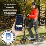 H-1 Pro Series Ace R350/R450 Foldable Electric Scooter with 350W/450W Brushless Motor, 15.5 to 20 mph Max Speed, 10” Sel