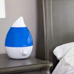 Humidificador Ultrasónico HealthSmart Habitat 40-687-000 Niebla Fría 2.5 L con Luz LED 24 Horas Continuas para Dormitori