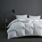 Edredón de plumón de pato blanco Hotel Grand Blue Ridge Home Fashions 015013 500 hilos 600 poder de relleno 100% algodón