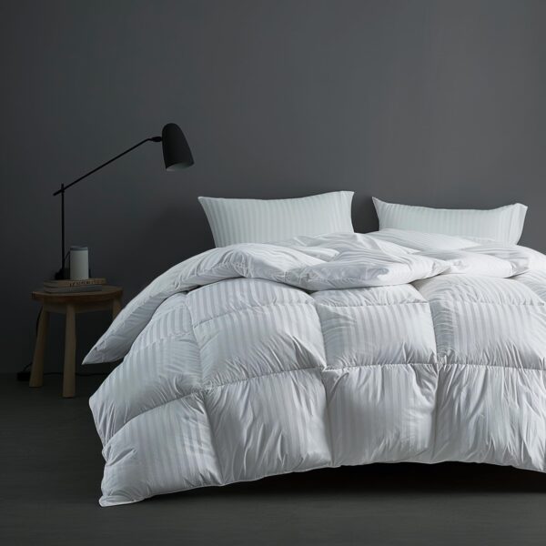 Edredón de plumón de pato blanco Hotel Grand Blue Ridge Home Fashions 015013 500 hilos 600 poder de relleno 100% algodón