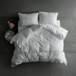 Edredón de plumón de pato blanco Hotel Grand Blue Ridge Home Fashions 015013 500 hilos 600 poder de relleno 100% algodón
