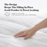 Edredón de plumón de pato blanco Hotel Grand Blue Ridge Home Fashions 015013 500 hilos 600 poder de relleno 100% algodón