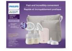 Philips Avent Extractor de leche eléctrico doble - Extractor de leche eléctrico, fuerza hospitalaria, con bolsa de viaje