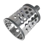 Zyliss - Rallador de queso giratorio, aluminio, 3 cuchillas de tambor de acero, rallador para queso, verduras, chocolate