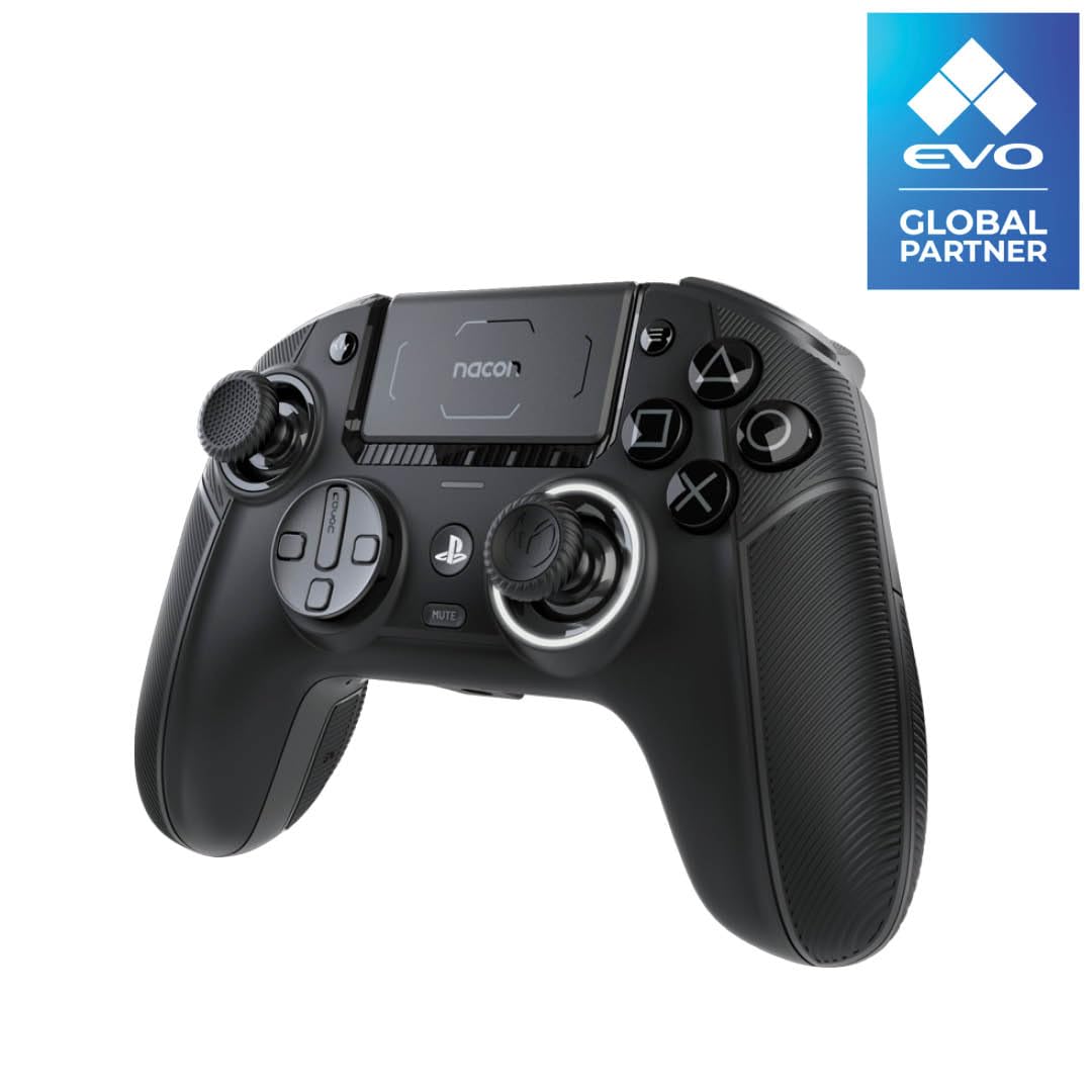 Version 1.0.0 Control Inalámbrico Nacon Revolution 5 Pro para PS5 PS4 y PC con Licencia Oficial PlayStation Hall Effect para Sticks y