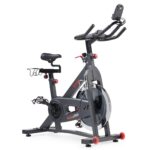 Bicicleta de ciclismo estatica Sunny Health & Fitness SF-B901SMART volante 40 libras resistencia continua asiento y mani