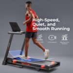 Caminadora Sunny Health Fitness SF-T723016 inclinación automática 15 niveles 12 MPH 300 lb plataforma 20 pulgadas Blueto