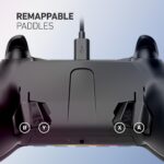 Control SCUF Envision V1 601-178-01-001-NA para PC con cable 5 teclas G reasignables y 4 paletas traseras negro