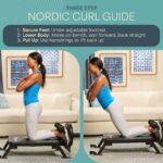 Lifepro Banco de entrenamiento Nordic Curl – Máquina de rizar isquiotibiales para gimnasio en casa y banco de glúteos co