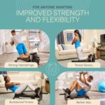 Lifepro Banco de entrenamiento Nordic Curl – Máquina de rizar isquiotibiales para gimnasio en casa y banco de glúteos co