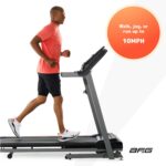 Caminadora plegable AFG HTM1445-01 motor 2.25HP inclinación 10 niveles Bluetooth 6 programas