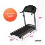 Caminadora plegable AFG HTM1445-01 motor 2.25HP inclinación 10 niveles Bluetooth 6 programas