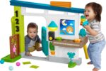 Fisher-Price Juguete de aprendizaje para bebés Laugh & Learn Ultimate Playhouse con Smart Stages y 9 accesorios de juego