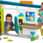 Fisher-Price Juguete de aprendizaje para bebés Laugh & Learn Ultimate Playhouse con Smart Stages y 9 accesorios de juego