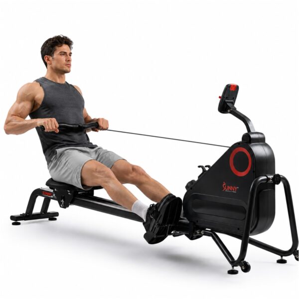 Maquina de remo magnetico Sunny Health and Fitness SF-RW523021 16 niveles silencioso 300 libras