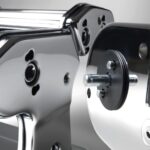 MARCATO Hecho en Italia Pastadrive 110W Máquina eléctrica de pasta de acero cromado. Compatible con máquinas Atlas & Amp