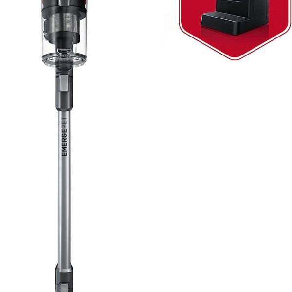 Aspiradora de Varilla Inalámbrica Hoover ONEPWR WindTunnel Emerge Pet BH53604V, Autoportante, sin Montaje en Pared, Idea