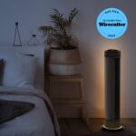 Ventilador de Torre Vornado ARA FA1-0208-06 | 40 Pulgadas, 5 Velocidades, Luz Ambiental, Control Remoto y Táctil, Negro
