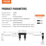 VEVOR Safety Squat Bar, 700 & 1500 LBS, Plus 500 LBS Hex Barbell Trap Bar, Ideal for Squats, Deadlifts, Lunges, Rehab