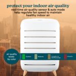 Purificador de aire inteligente Homedics AP-C500 consola 4 en 1 filtro HEPA verdadero tecnología UV-C cobertura 249 metr