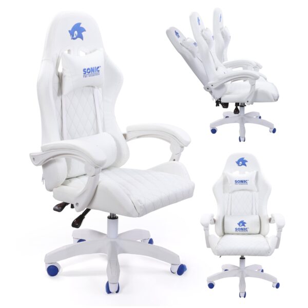 Silla gaming Sonic the Hedgehog Sakar International 021331098306 piel sintética reclinable ergonómica