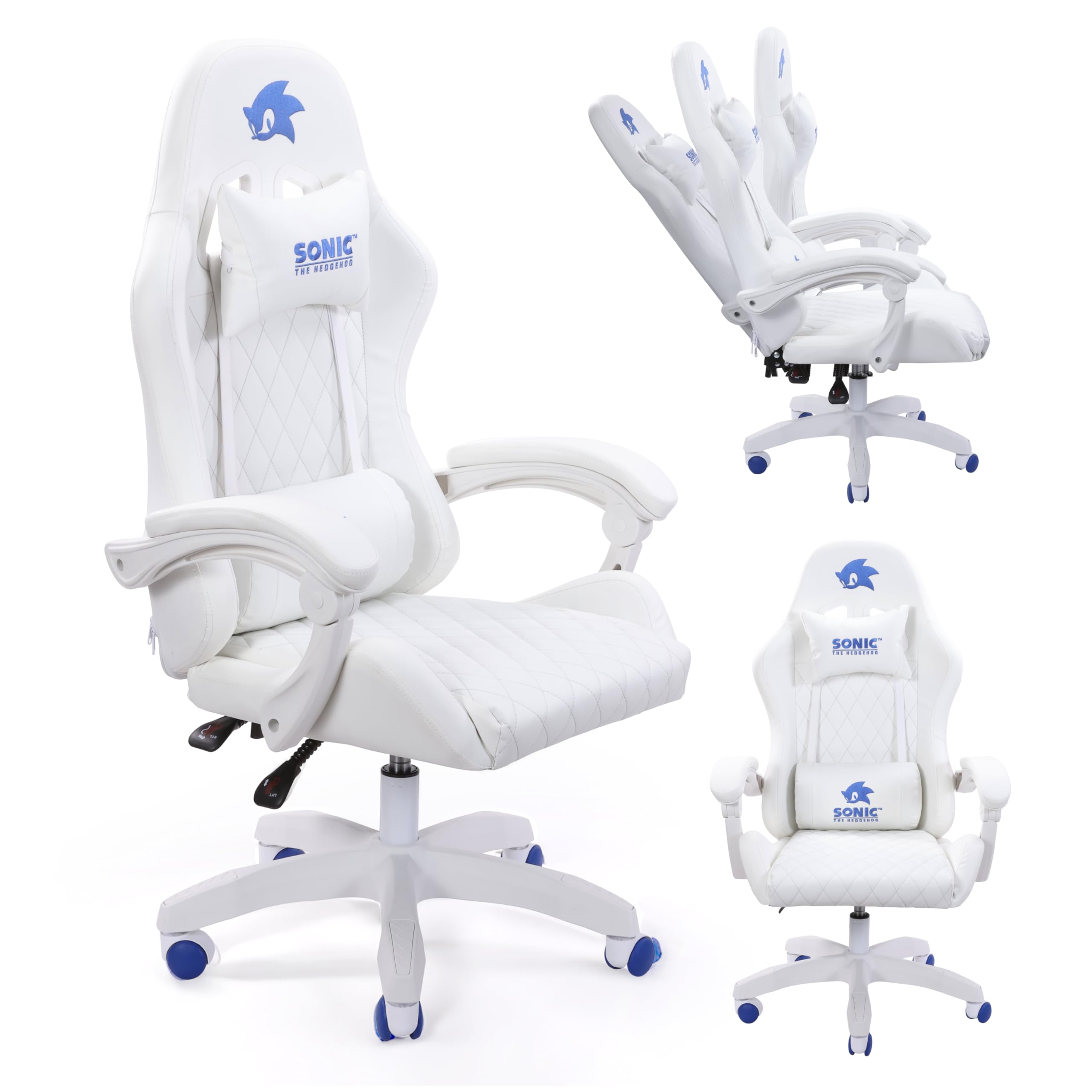 Version 1.0.0 Silla gaming Sonic the Hedgehog Sakar International 021331098306 piel sintética reclinable ergonómica