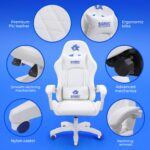 Silla gaming Sonic the Hedgehog Sakar International 021331098306 piel sintética reclinable ergonómica