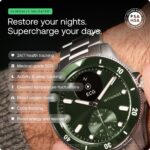 WITHINGS Scanwatch Nova - Reloj inteligente híbrido de salud cardíaca para hombres y mujeres, SPO2, monitoreo de tempera
