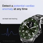 WITHINGS Scanwatch Nova - Reloj inteligente híbrido de salud cardíaca para hombres y mujeres, SPO2, monitoreo de tempera