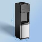 Dispensador de agua fría y caliente Euhomy WC-X E carga superior acero inoxidable autolimpiante 3 temperaturas para garr