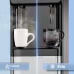 Dispensador de agua fría y caliente Euhomy WC-X E carga superior acero inoxidable autolimpiante 3 temperaturas para garr
