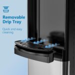 Dispensador de agua fría y caliente Euhomy WC-X E carga superior acero inoxidable autolimpiante 3 temperaturas para garr