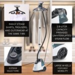 Vaporizador de ropa profesional True & Tidy TS-1800 1800 W tanque 3 litros 3 ajustes de vapor 90 minutos
