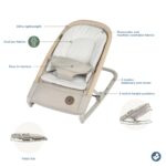 Maxi-Cosi Kori 2-en-1 Asiento de Saltarín para Bebés, Silla de Balancín para Bebés, Saltarín Portátil para Bebés, Avena
