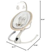 Maxi-Cosi Cassia Columpios para Bebés: Columpio Portátil Inteligente para Bebé con Música, Columpio Ligero y Plegable, C